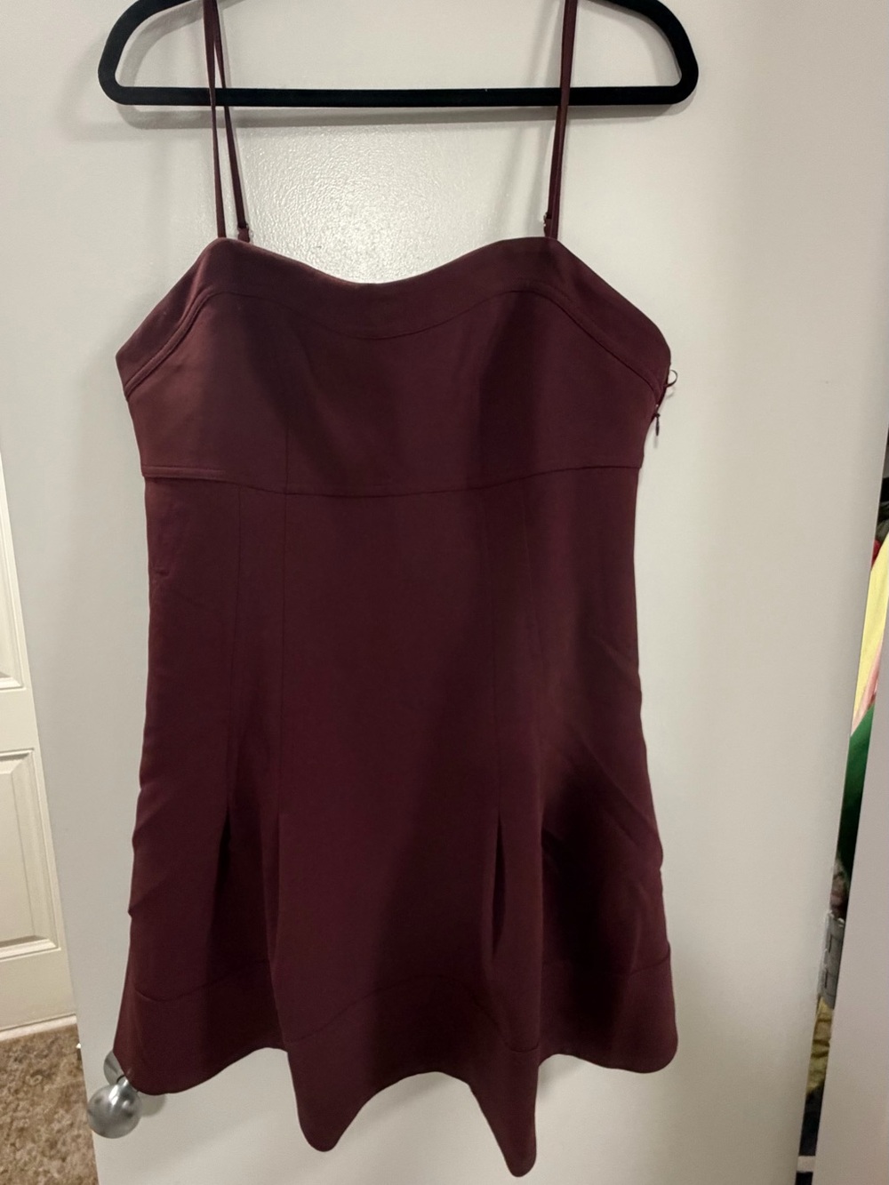 Banana Republic Burgundy Spaghetti Strap Mini Dress